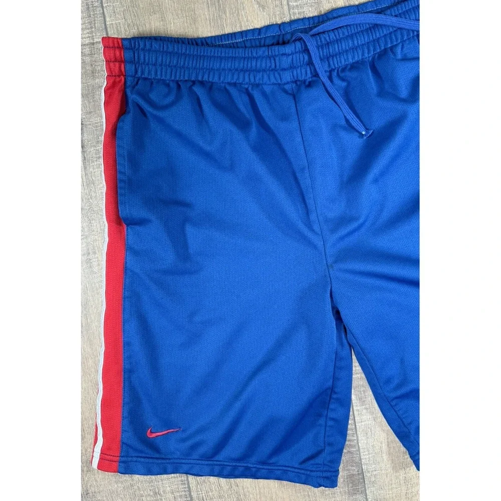 Y2K Nike Chicago Cubs Shorts Sz Med Team Authentic Practice Mesh Vintage Logo